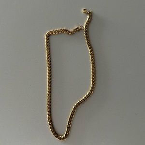 Gold Tone Cuban Necklace